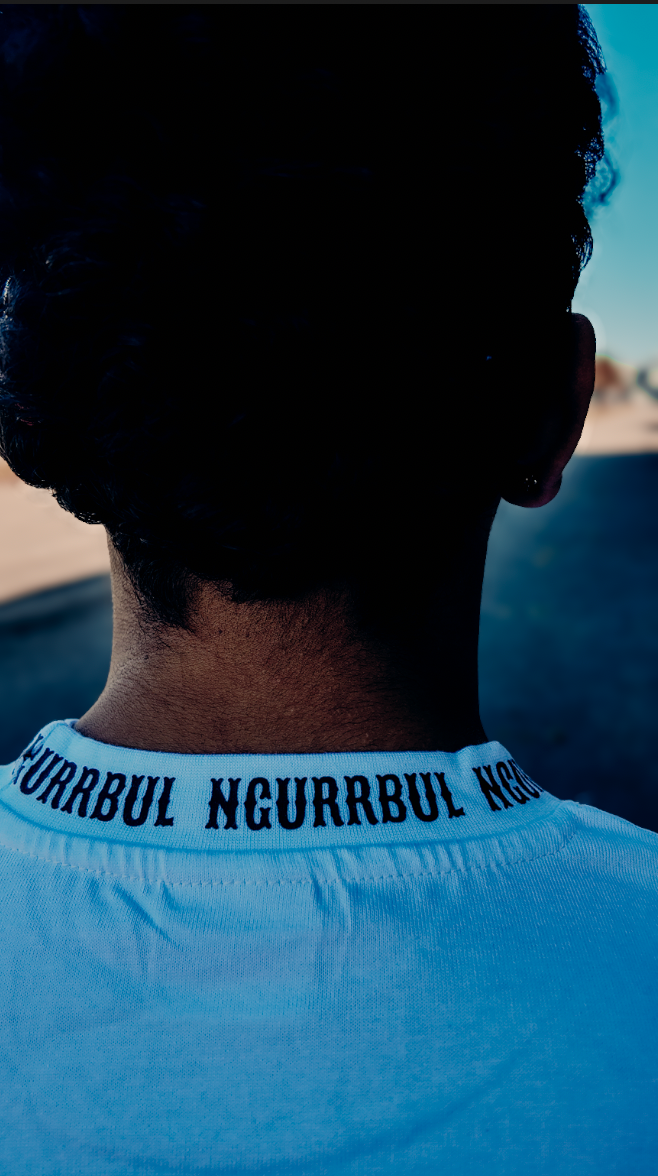 Ngurrbul Heavy- White, Black Text