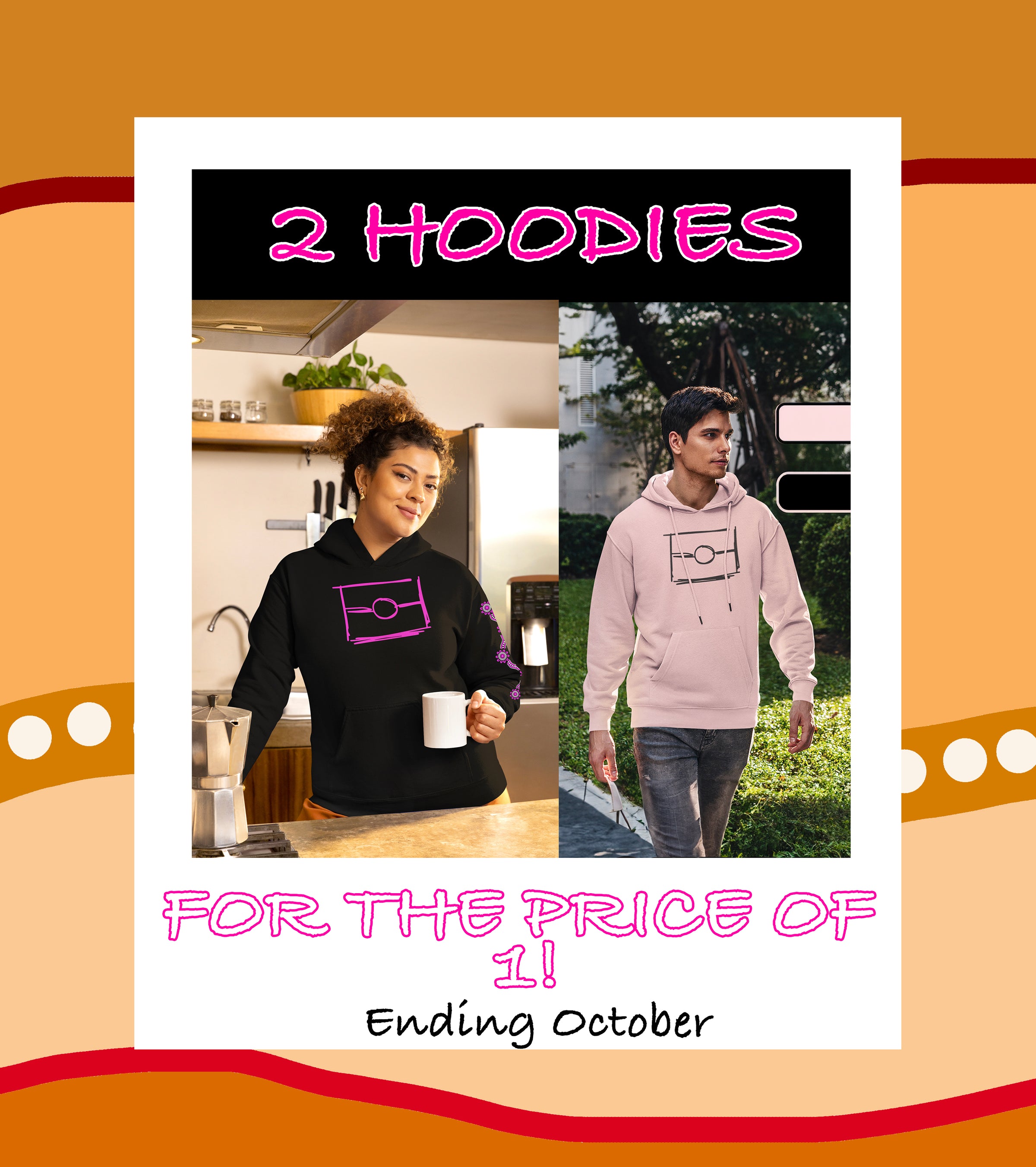 2 for 1 Hoodies