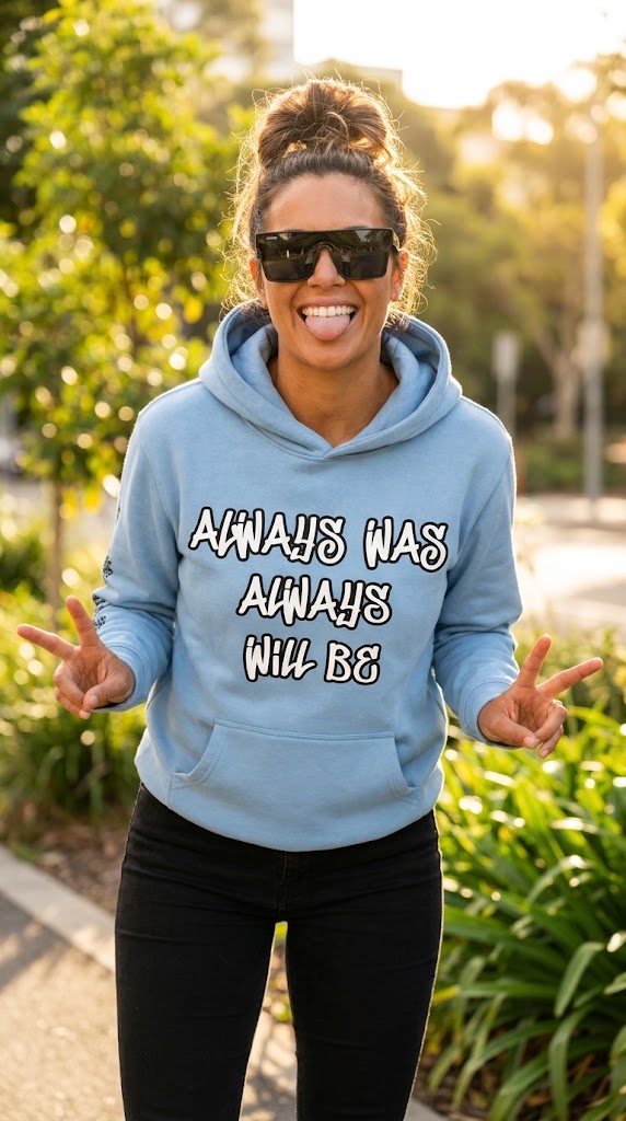Always Was Hoodie- Blue