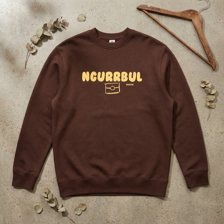 Logo Crew Jumper - Chestnut