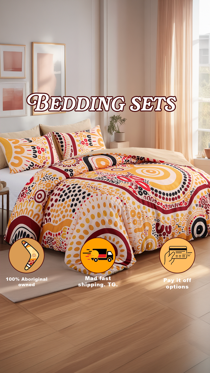 Quilt Cover Set: Wiradjuri Walkabout- Land 👣