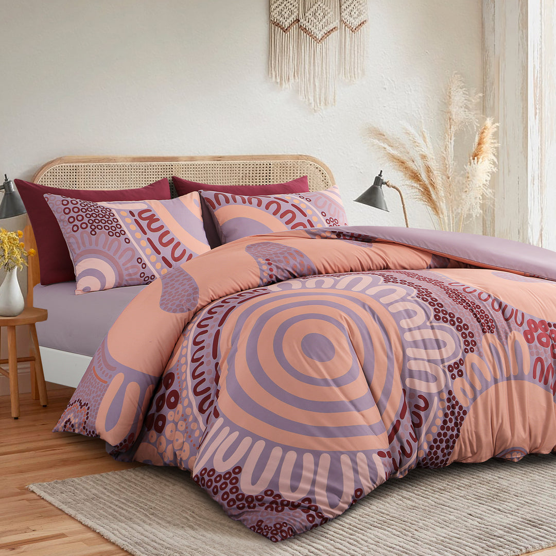 Quilt Cover Set- Waterways: Volcano 🌋