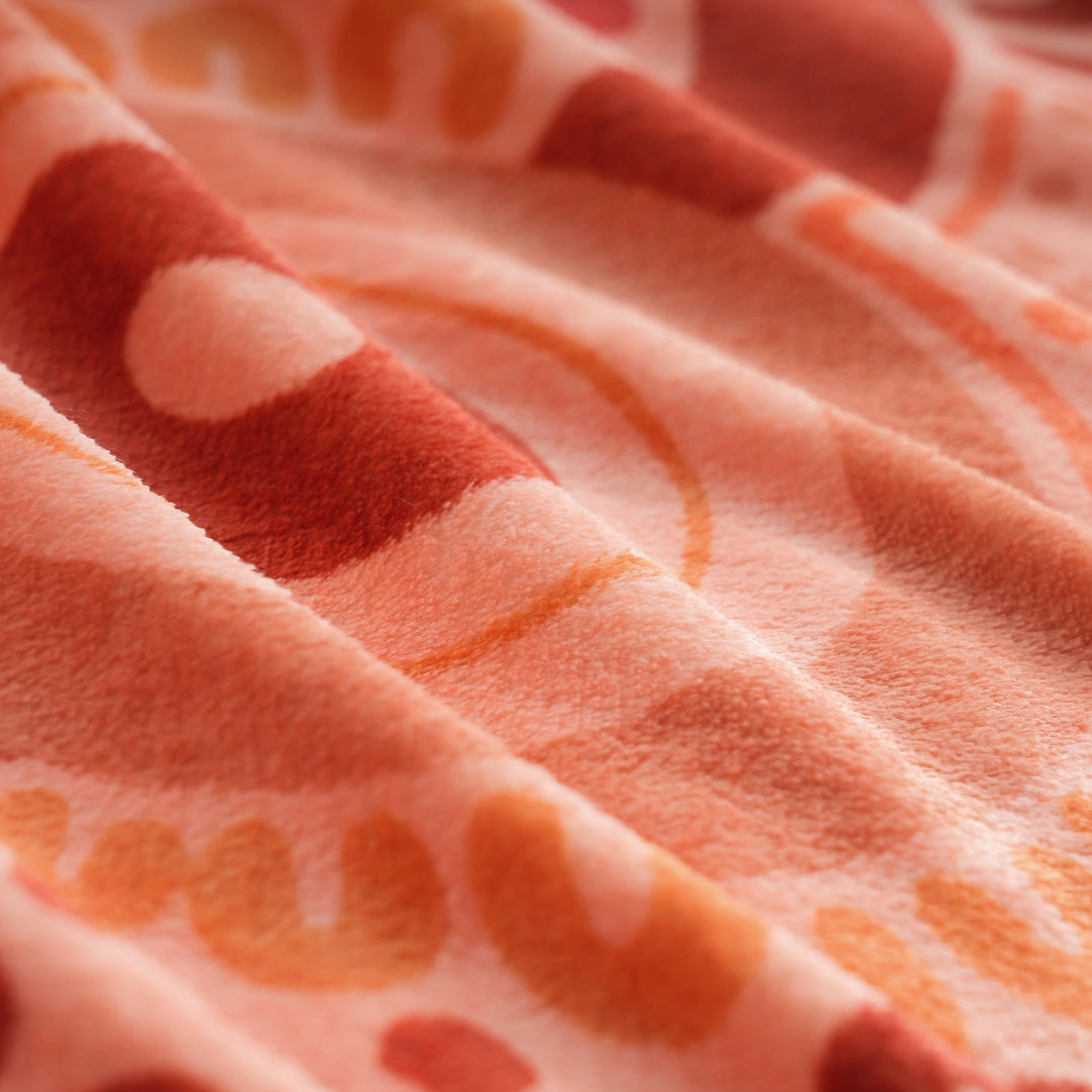 Red Dust Flannel Blanket