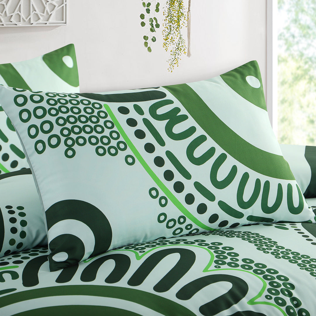 Quilt Cover Set- Waterways: Forest