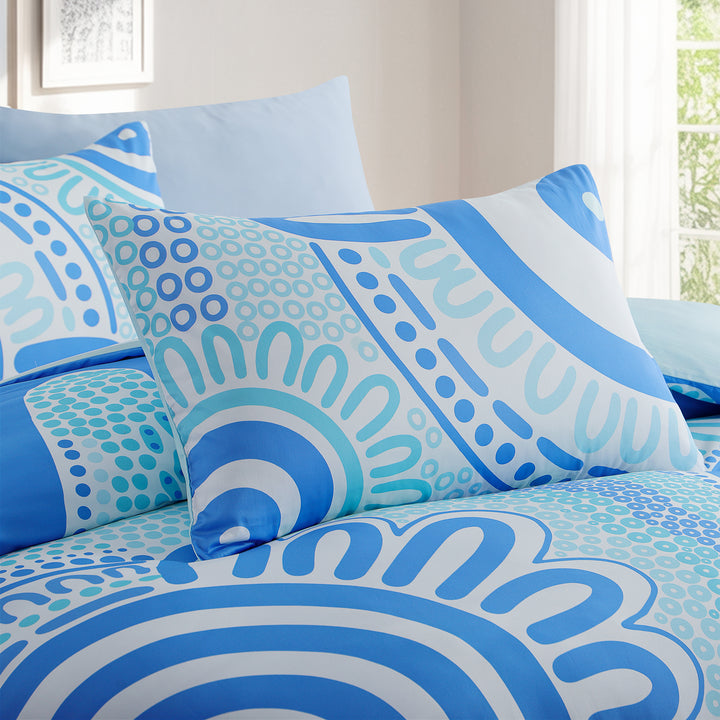 Quilt Cover Set: Seabreeze 100% Cotton