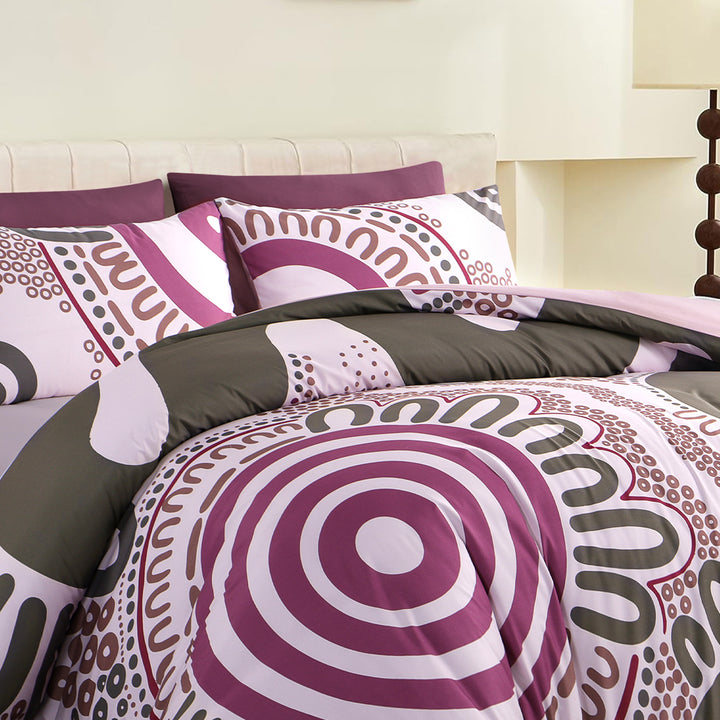 Quilt Cover Set- Waterways: Berries