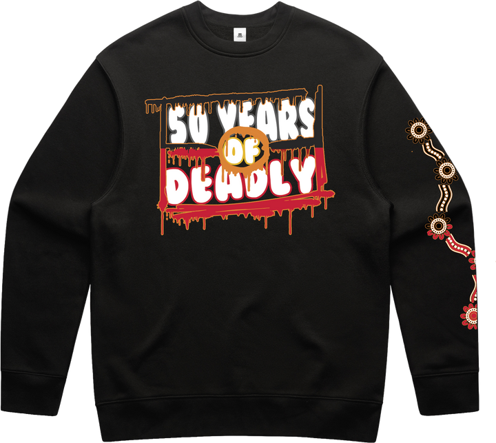 50 Years Of Deadly - Graffiti Drip Crew Jumper