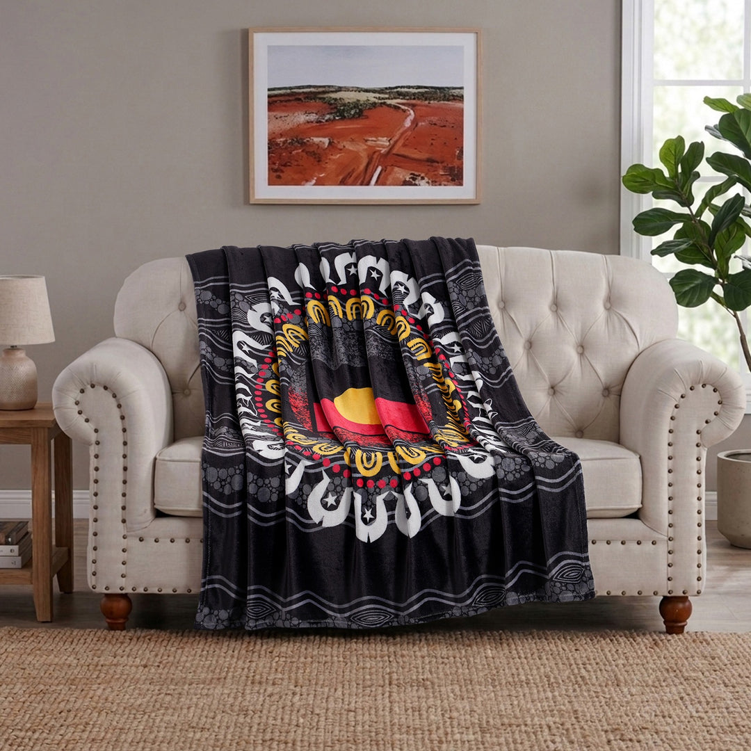 Flag Flannel Blanket