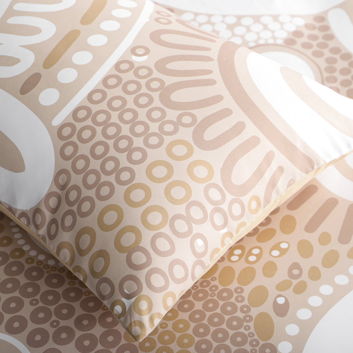 Quilt Cover Set- Waterways: Sand