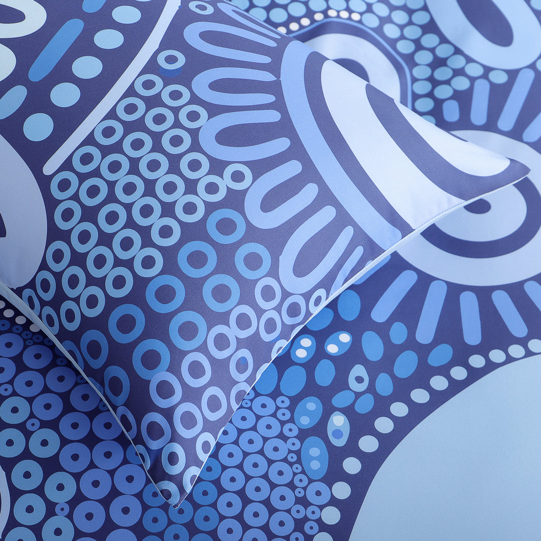 Quilt Cover Set- Waterways: Blue 🌀