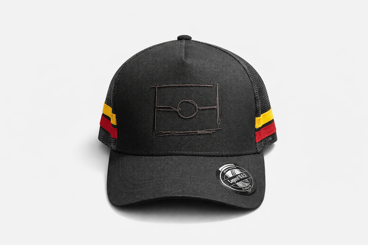 Trucker Hat Black on Black ♠️