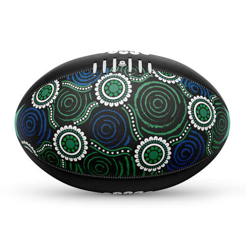 AFL Footy- Blue/Green