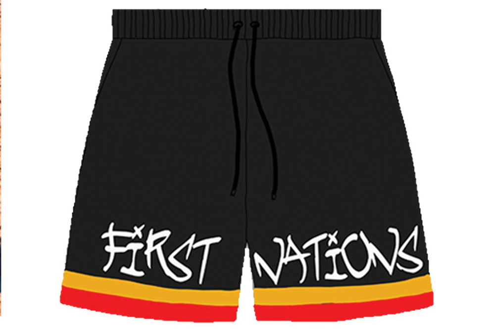 First Nations Trackie Shorts