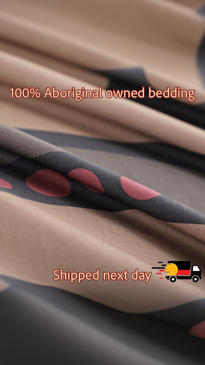 Quilt Cover Set: Fire Burning 100% Cotton