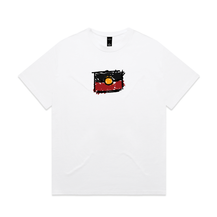 Ngurrbul Flag Tee- White
