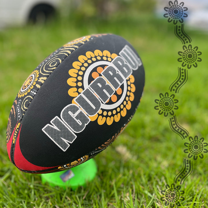 NRL Footy- Red/Orange