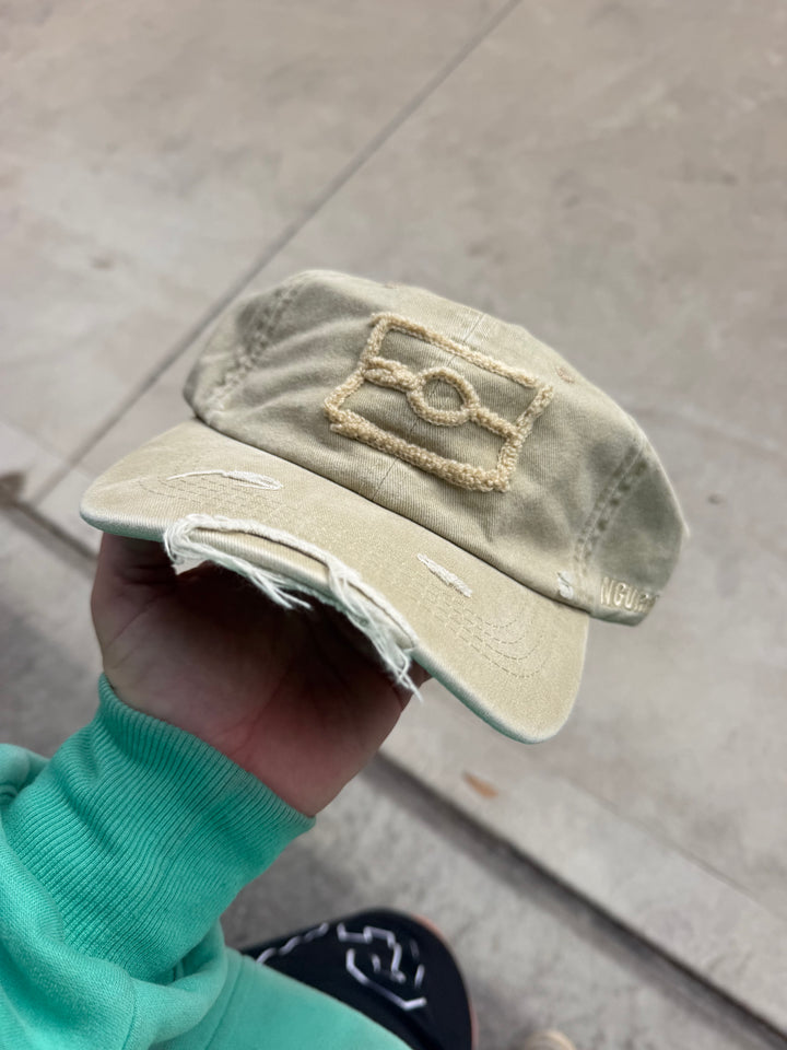 Distressed Graffiti Flag Dad Cap