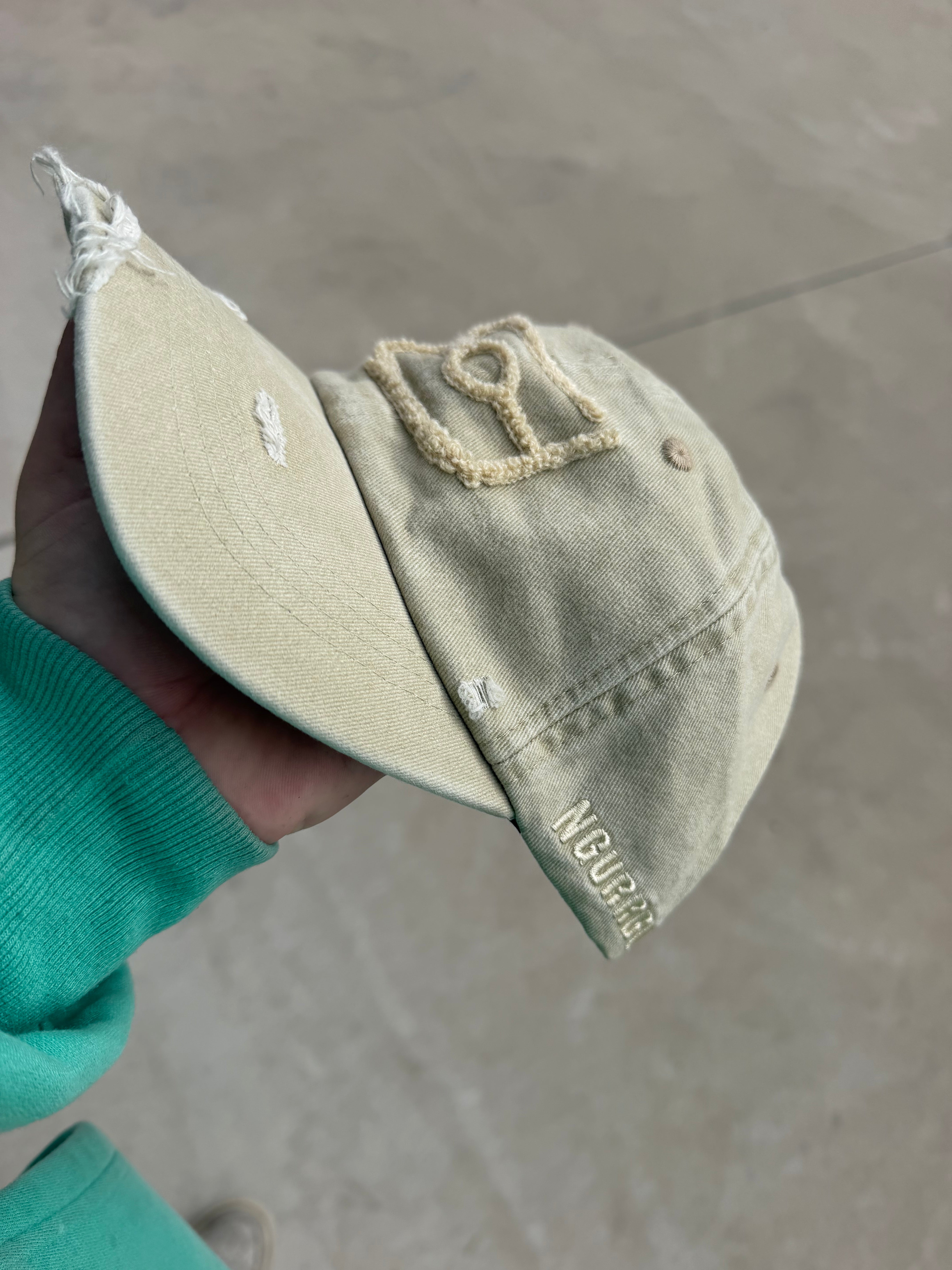 Distressed Graffiti Flag Dad Cap