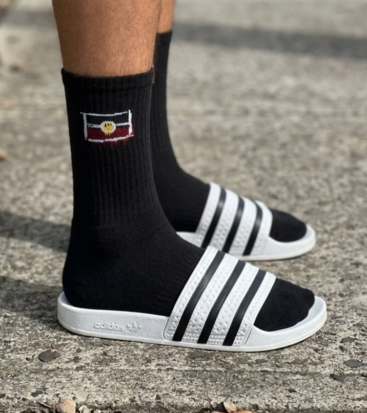 Splash Logo Socks -  Black