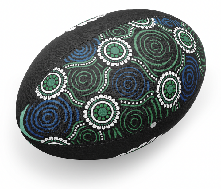 NRL Footy- Blue/Green