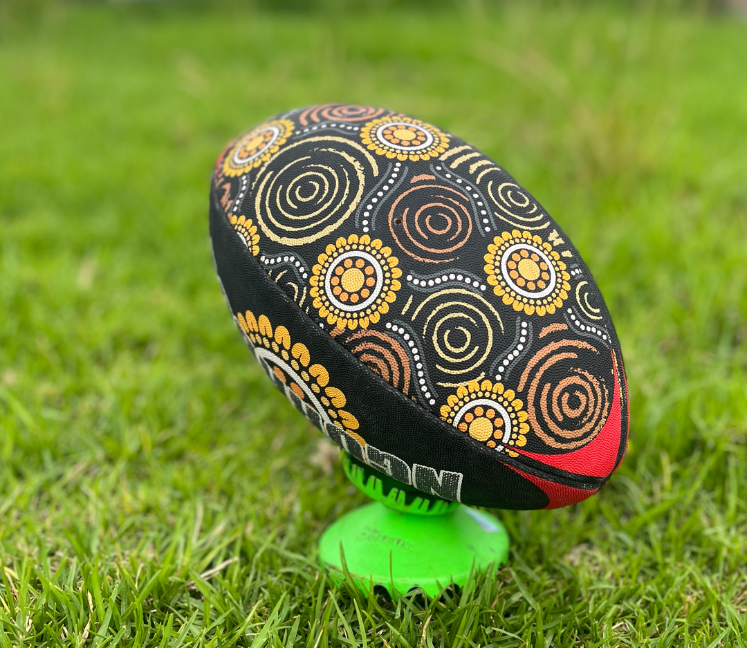 NRL Footy- Red/Orange