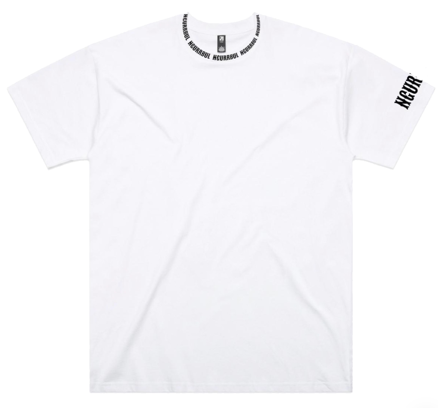 Ngurrbul Heavy- White, Black Text