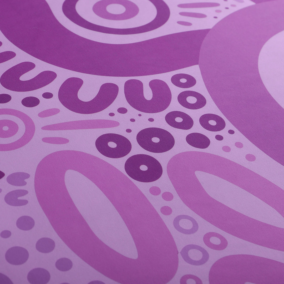 Quilt Cover Set:  Wiradjuri Walkabout- Pink/Purple 🩷💜