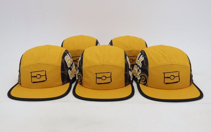 BLK MGK Running Hat 👣 Black & Gold