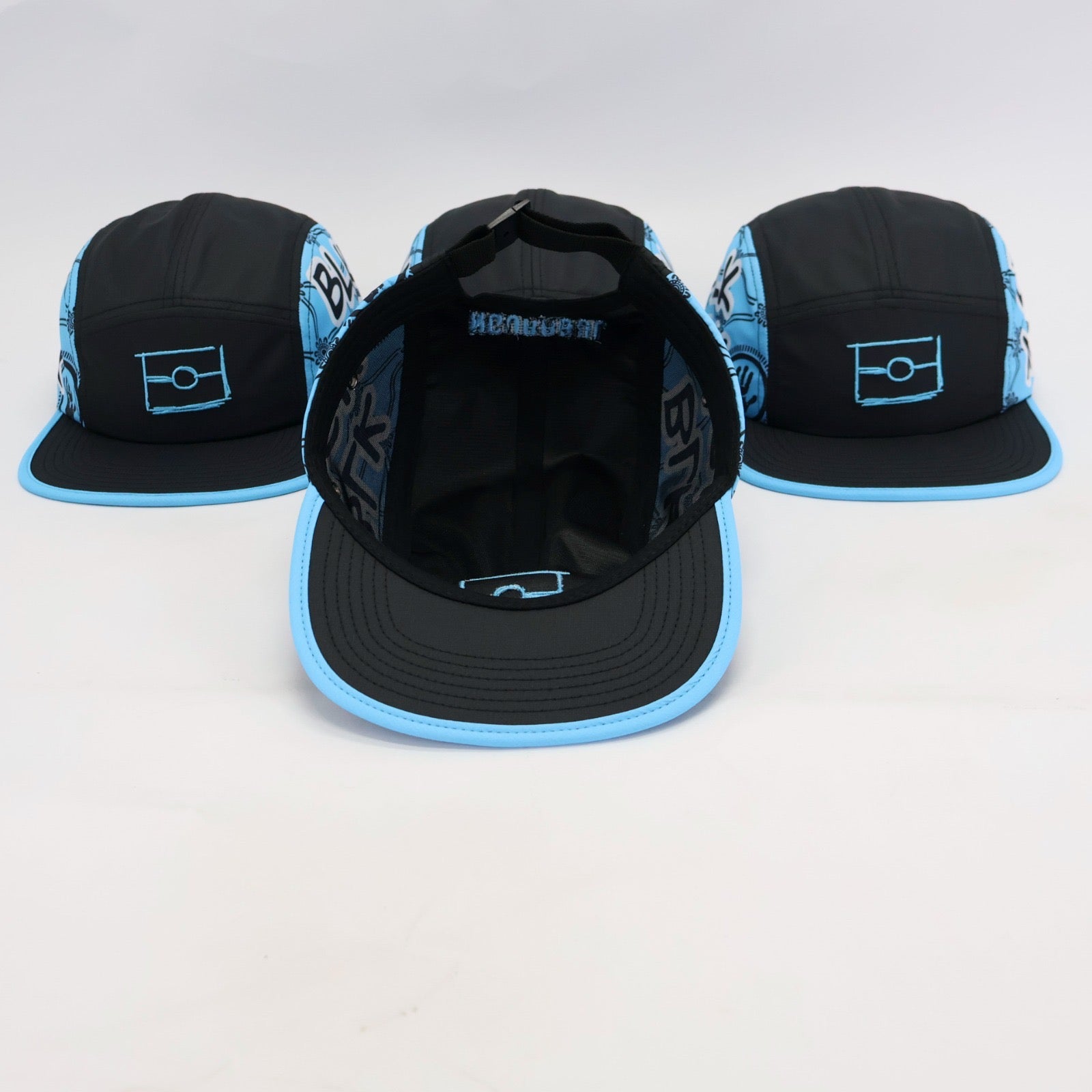 BLK MGK Running Hat 👣 Black & Blue