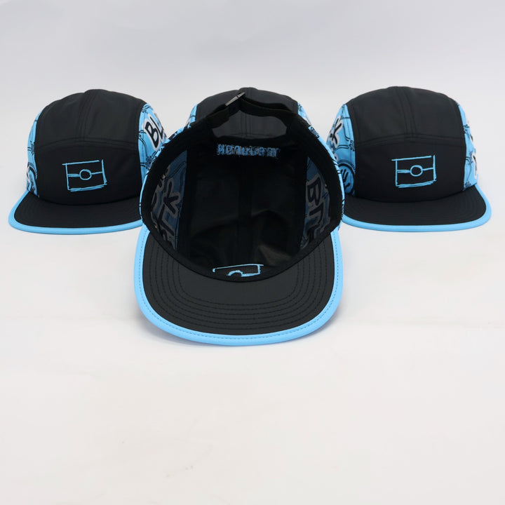 BLK MGK Running Hat 👣 Black & Blue
