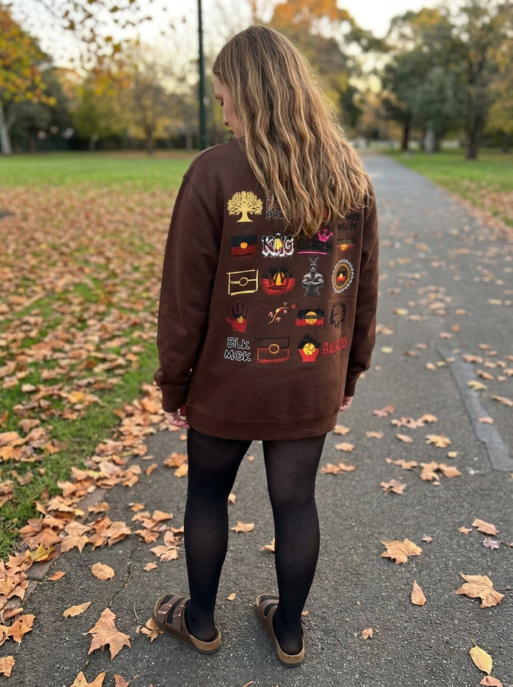 Logo Crew Jumper - Chestnut