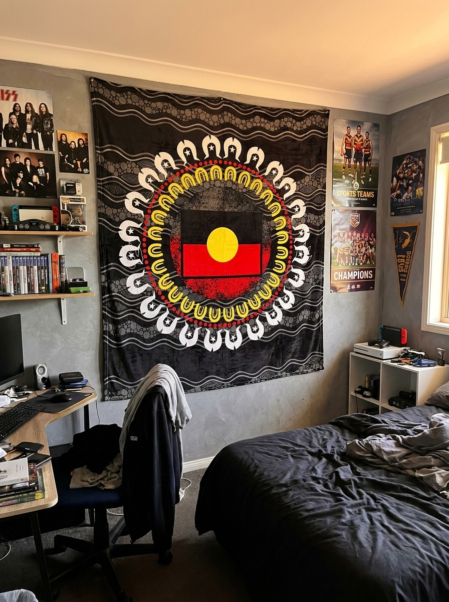 Flag Flannel Blanket