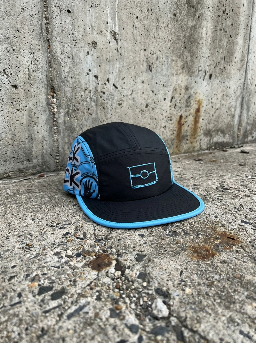 BLK MGK Running Hat 👣 Black & Blue